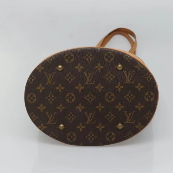 LOUIS VUITTON Monogram Bucket GM Shoulder Bag M42236 LV Auth 136660 - Picture 7 of 16